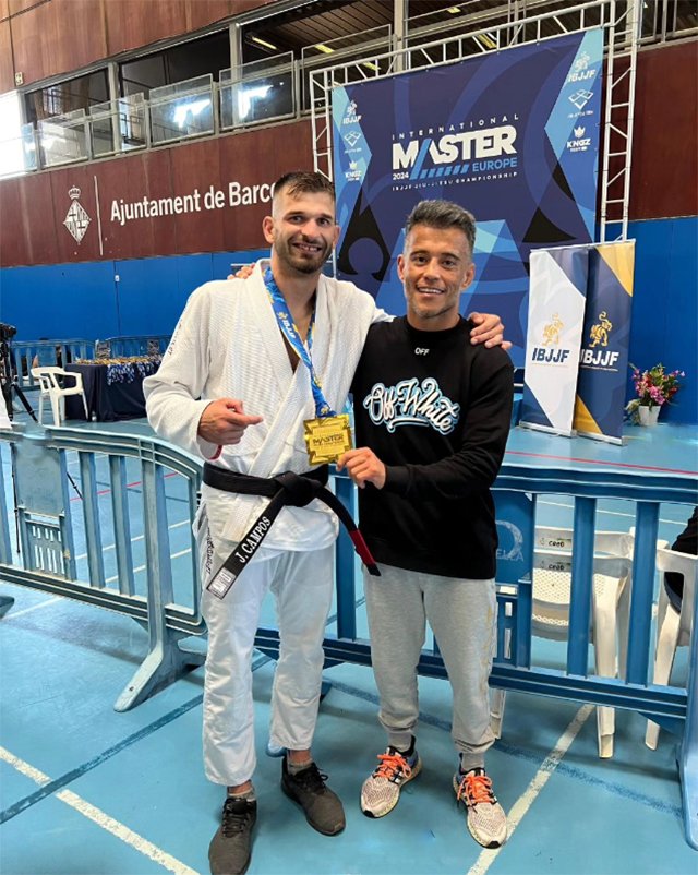 Juanpe con su Maestro